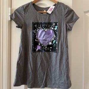 “Keep Your Heart Open” Justice Galaxy Themed T-shirt